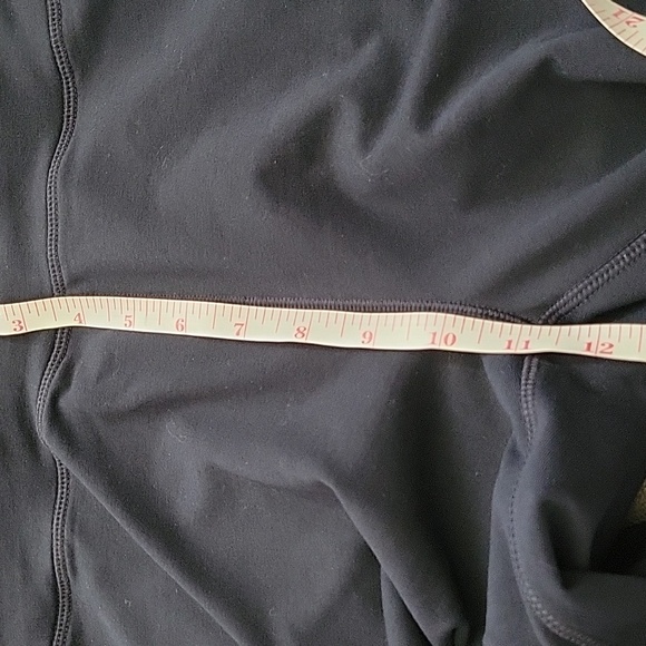 Ralph Lauren Navy Blue/White Side Stripe Leggings, Logo/Saddle Back Riding Med - Picture 10 of 11